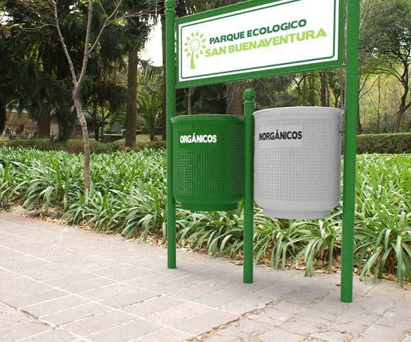 PAPELERA PARA BASURA BARCELONA RECICLA