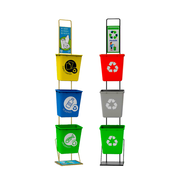 Botes de separación de basura