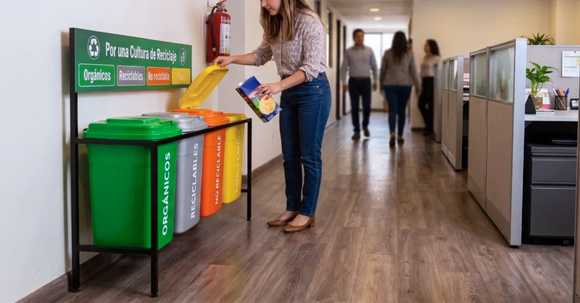 Calendario de recolección de basura CDMX 2026 oficinas Beneficios fiscales por reciclaje empresas México Recolección de residuos electrónicos para empresas Cómo reciclar papel y cartón en la oficina de forma correcta Campañas de reciclaje para empleados: ideas y motivación Puntos de acopio de tóner y cartuchos cerca de mí Estaciones para reciclar