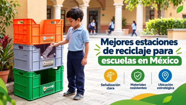 Mejores estaciones de reciclaje para escuelas en México